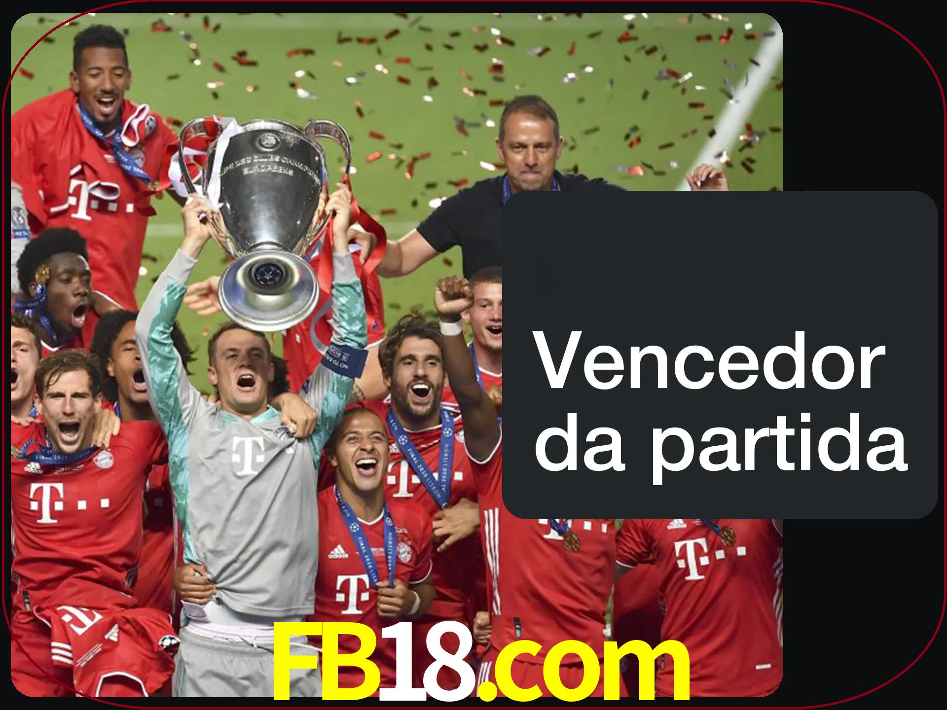 Aposte no vencedor e ganhe uma grande quantia de dinheiro.